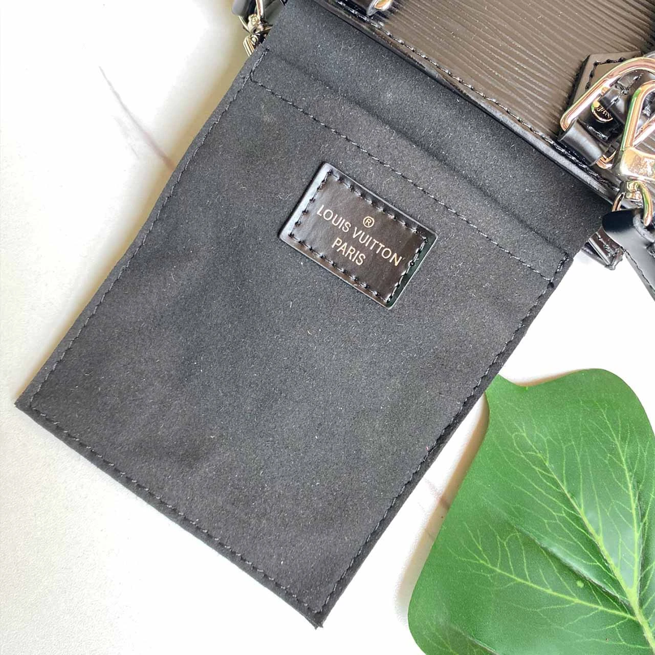 Louis Vuitton PETIT SAC PLAT M69441 BLACK/WHITE/PINK 3 M