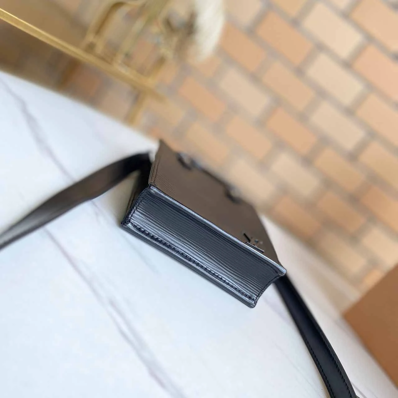 Louis Vuitton PETIT SAC PLAT M69441 BLACK/WHITE/PINK 6 M