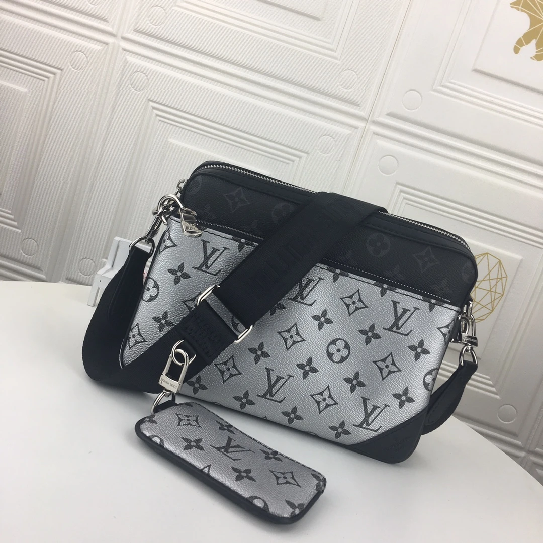 Louis Vuitton TRIO MESSENGER M69443 BLACK/SILVER 1 M