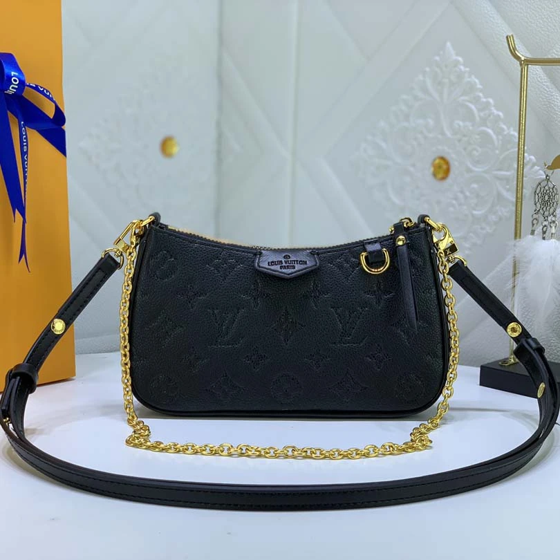 Louis Vuitton Easy Pouch On Strap- Black/Beige/White 1 M