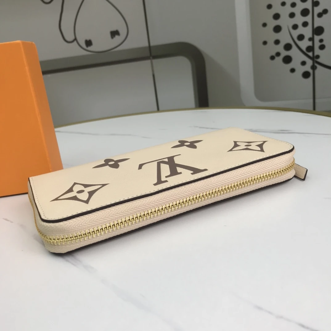 Louis Vuitton ZIPPY WALLET Pink/Blue/Brown 15 M