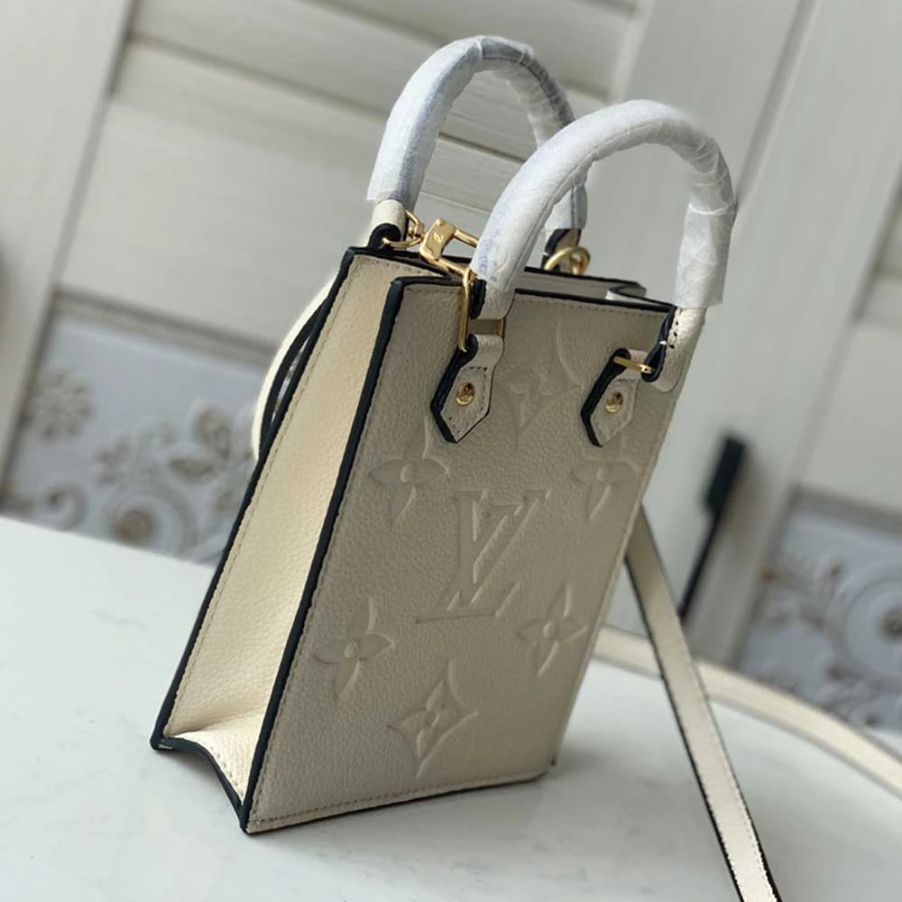 Louis Vuitton PETIT SAC PLAT M80478 BLACK/WHITE/BEIGE 13 M