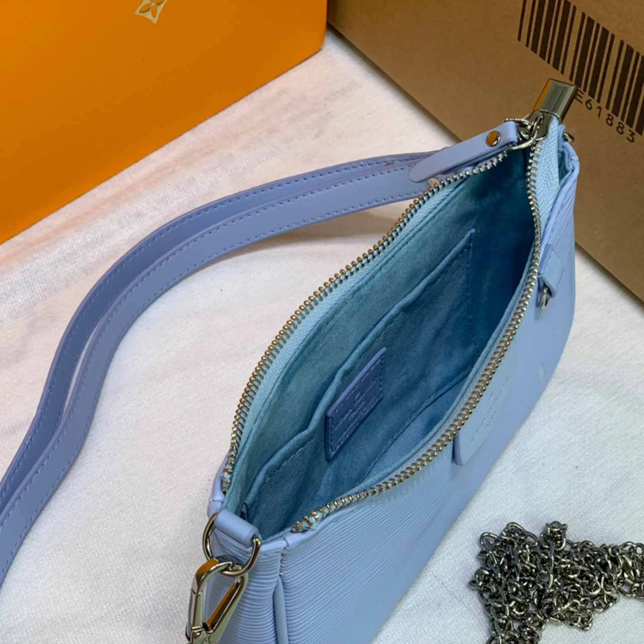 Louis Vuitton EASY POUCH ON STRAP PINK/BLUE M80483/M80480 11 M