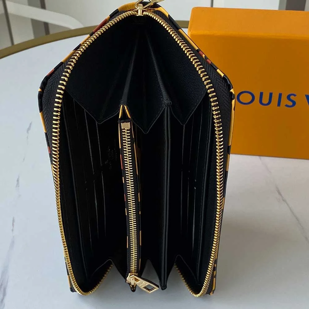 Louis Vuitton LEOPARD ZIPPY WALLET M80685 13 M