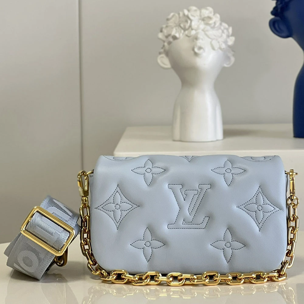 Louis Vuitton AAA- Wallet On Strap Bubblegram 12 M