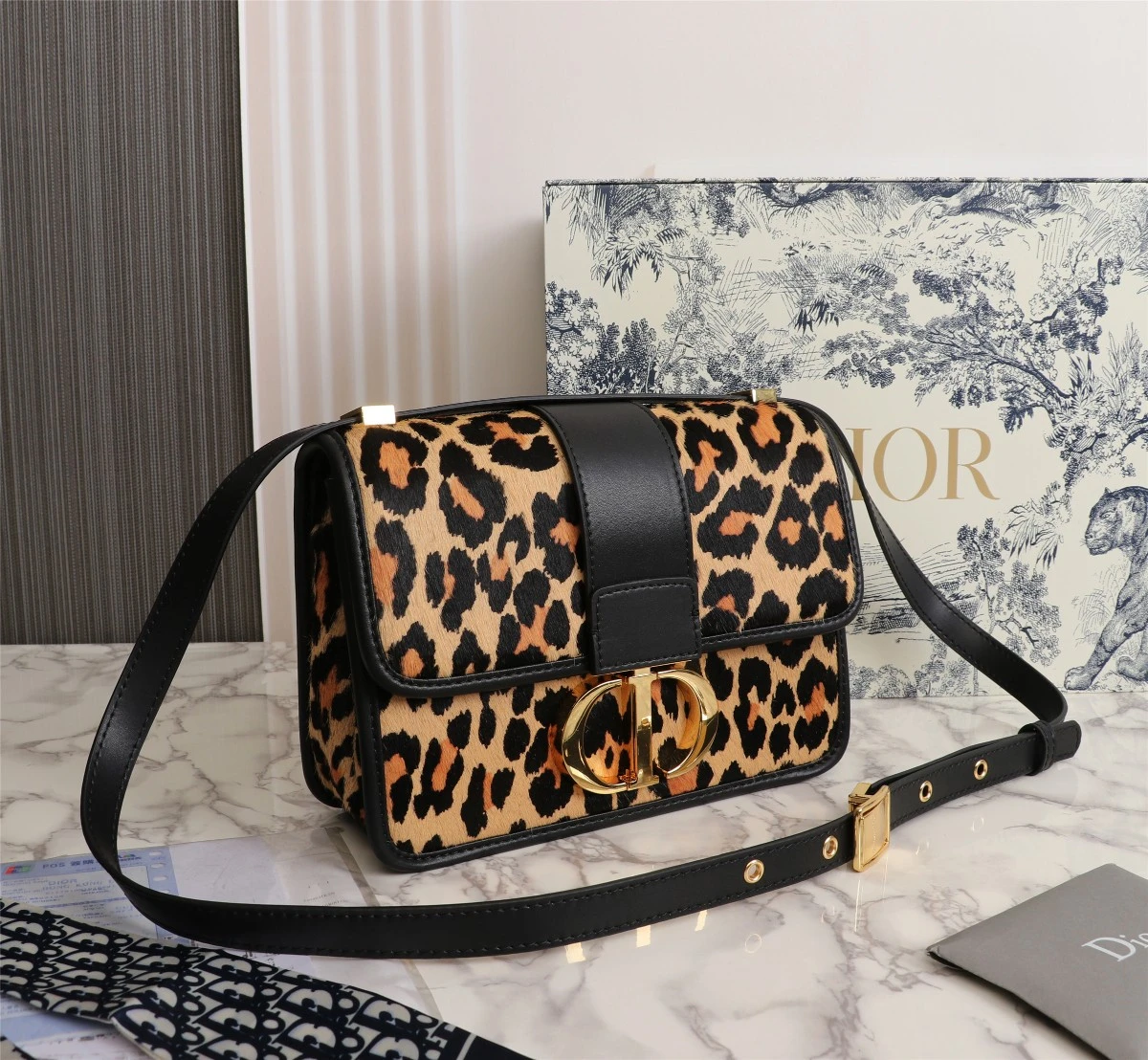Dior AAA-Leopard 30 MONTAIGNE BAG 2 MUZ