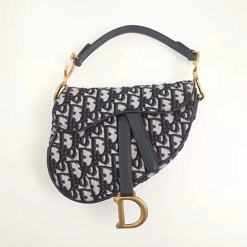 Dior Mini Oblique Saddle Bag 2 M