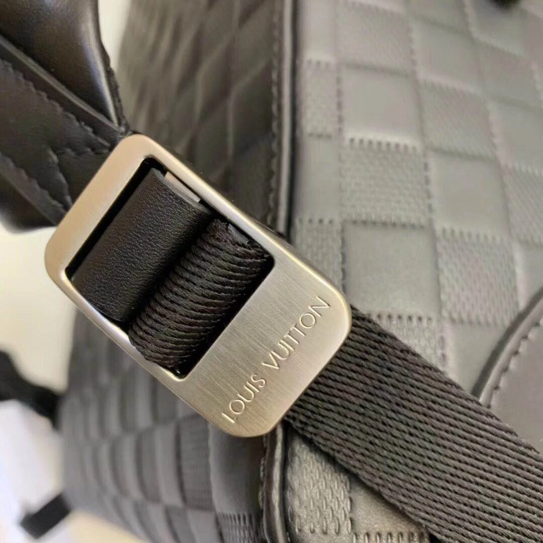 Louis Vuitton AAA-CAMPUS BACKPACK N40094 Black 2 N Black Plaid