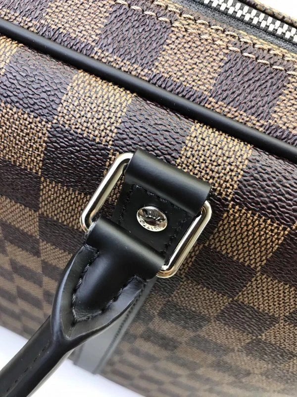 Louis Vuitton PORTE-DOCUMENTS VOYAGE PM N41466 Brown Plaid 8 N Brown Plaid