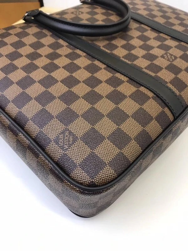Louis Vuitton PORTE-DOCUMENTS VOYAGE PM N41466 Brown Plaid 7 N Brown Plaid