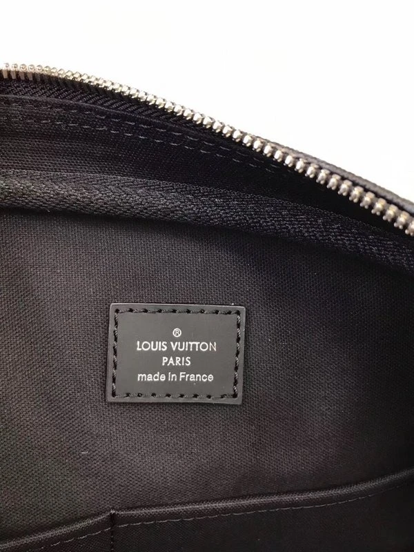 Louis Vuitton PORTE-DOCUMENTS VOYAGE PM N41478 Grey Plaid 9 N Grey Plaid