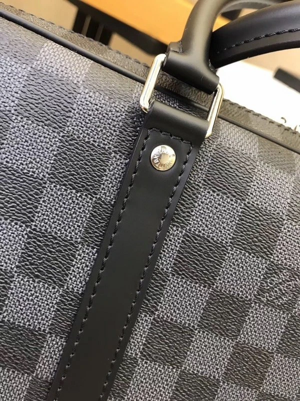 Louis Vuitton PORTE-DOCUMENTS VOYAGE PM N41478 Grey Plaid 7 N Grey Plaid