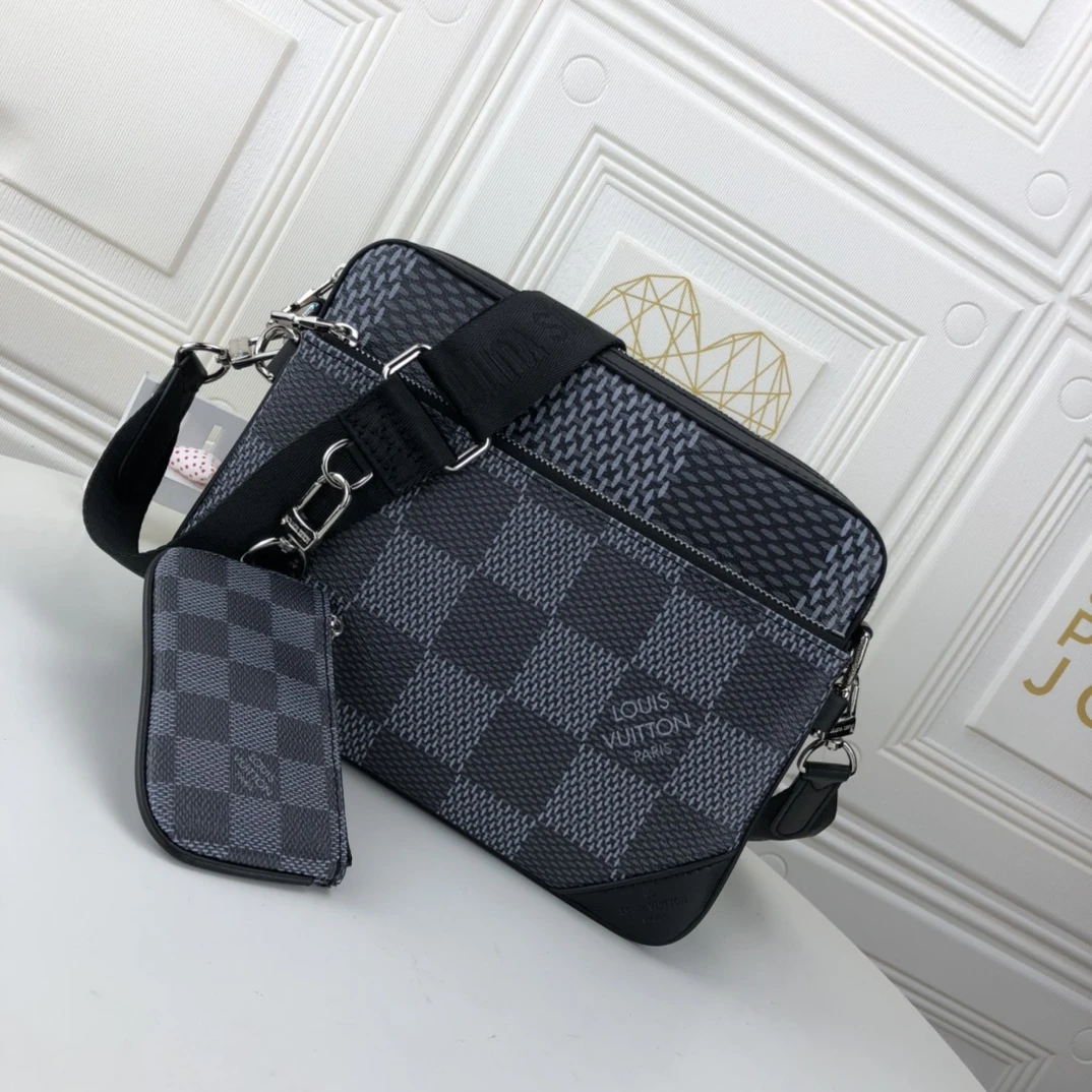 Louis Vuitton TRIO MESSENGER N50017 BLACK/GREY 1 N