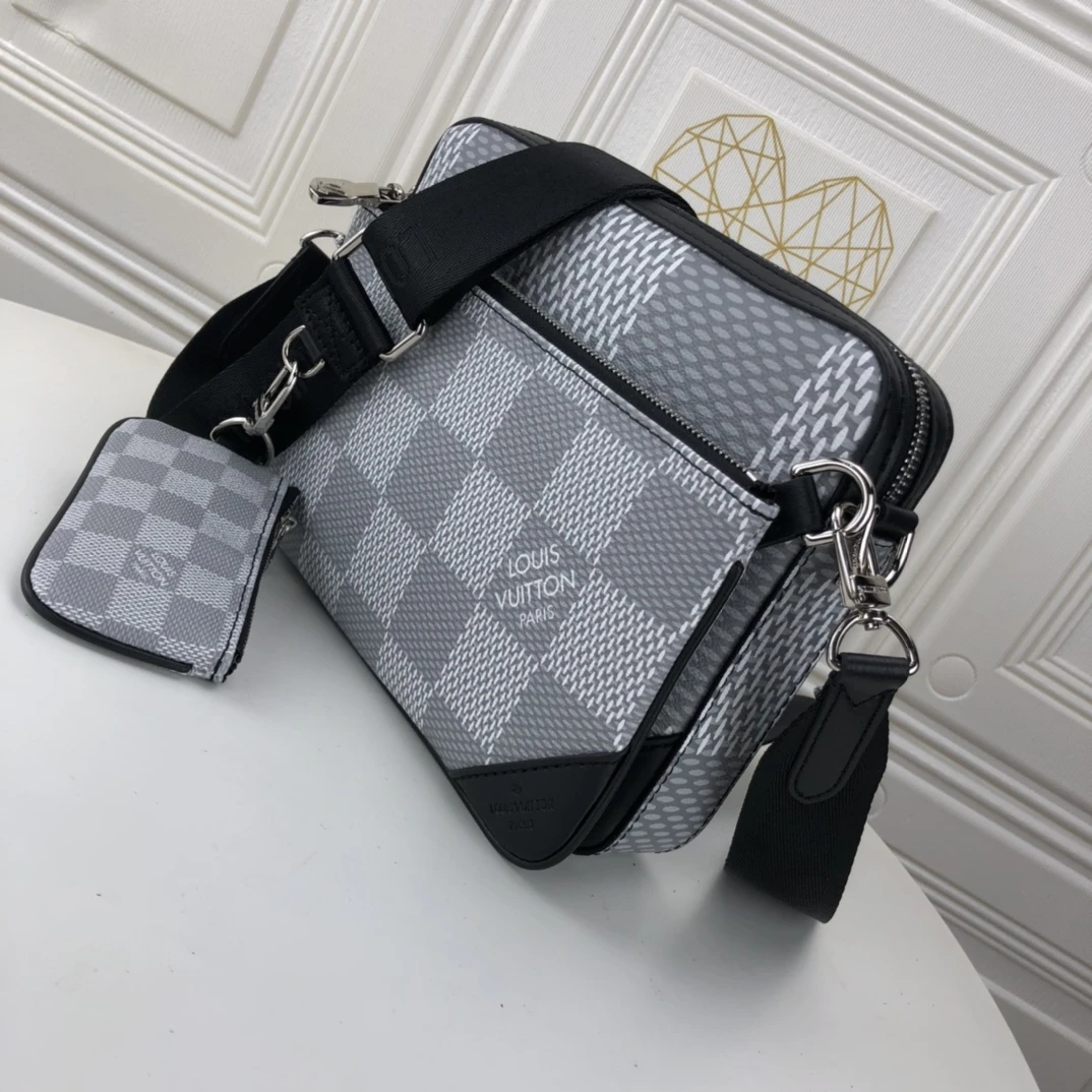 Louis Vuitton TRIO MESSENGER N50017 BLACK/GREY 13 N