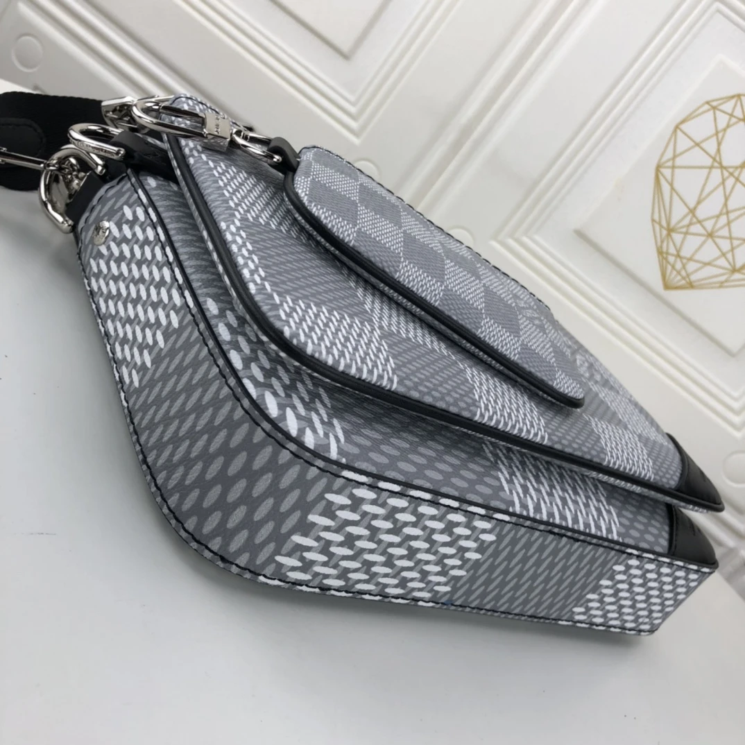 Louis Vuitton TRIO MESSENGER N50017 BLACK/GREY 10 N