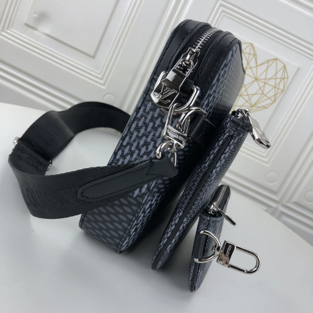 Louis Vuitton TRIO MESSENGER N50017 BLACK/GREY 5 N