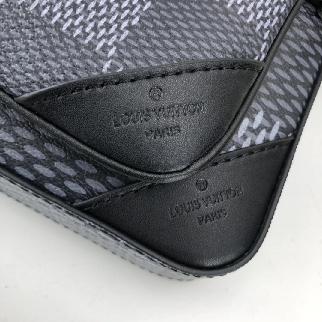 Louis Vuitton TRIO MESSENGER N50017 BLACK/GREY 3 N