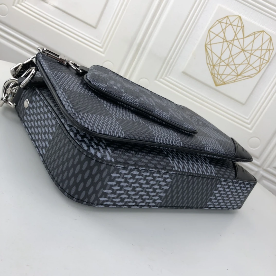 Louis Vuitton TRIO MESSENGER N50017 BLACK/GREY 2 N