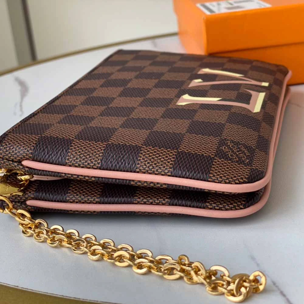 Louis Vuitton DOUBLE ZIP POCHETTE N60254 6 N