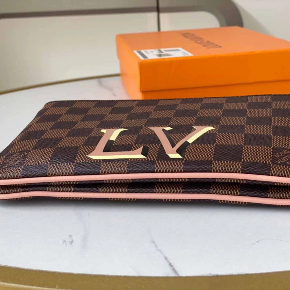 Louis Vuitton DOUBLE ZIP POCHETTE N60254 5 N