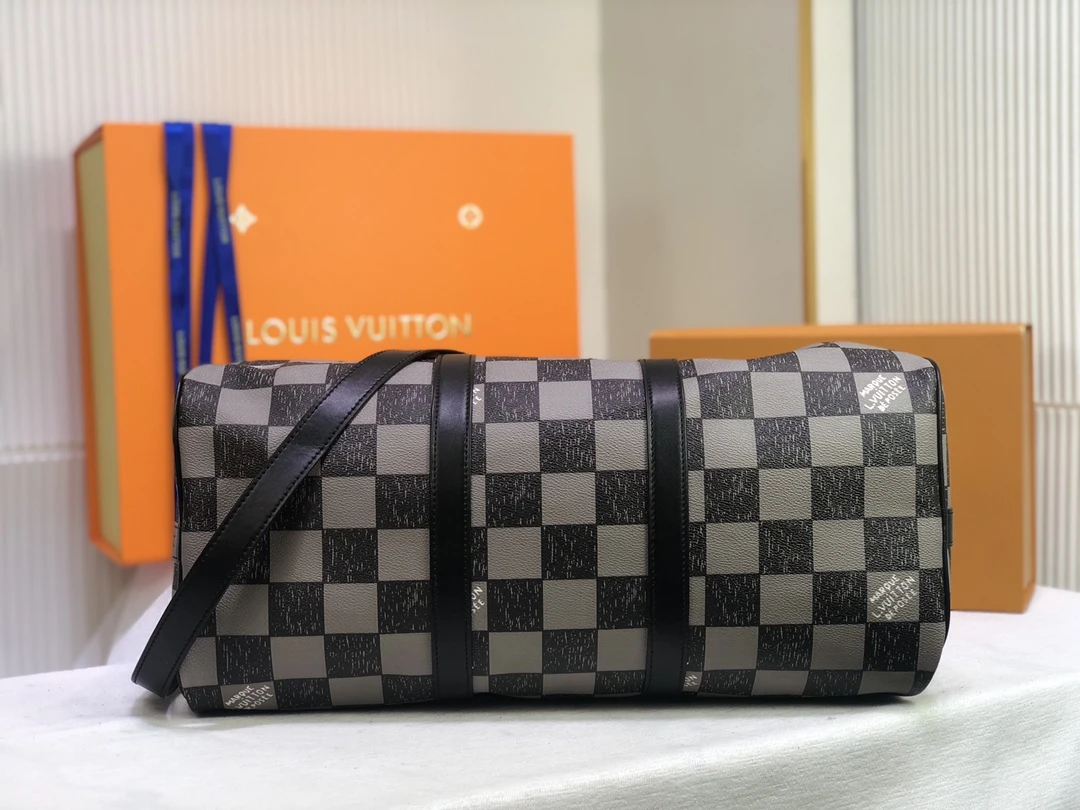 Louis Vuitton Keepall BANDOULIeRE 45 Green/Black 11 N