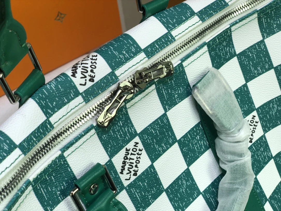 Louis Vuitton Keepall BANDOULIeRE 45 Green/Black 3 N