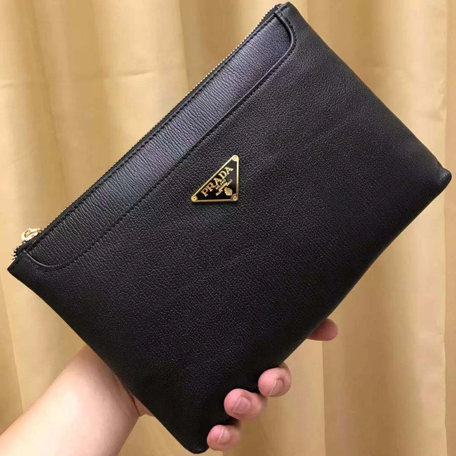 Prada Saffiano Leather Pouch 1 Prapoh