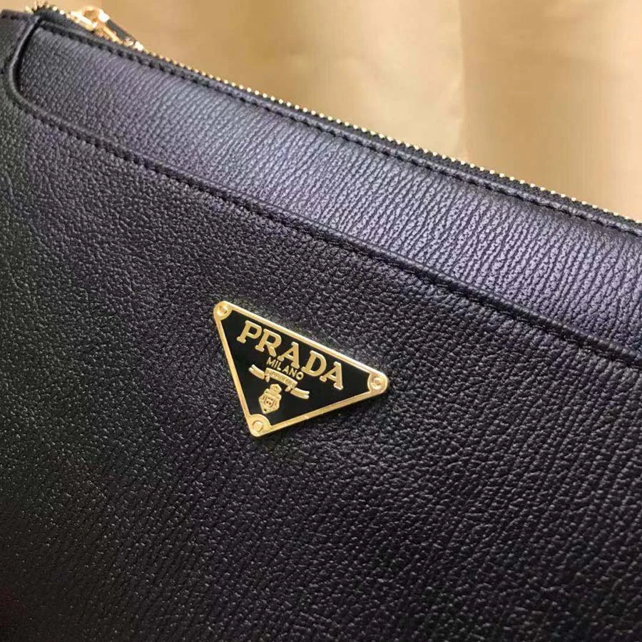 Prada Saffiano Leather Pouch 4 Prapoh