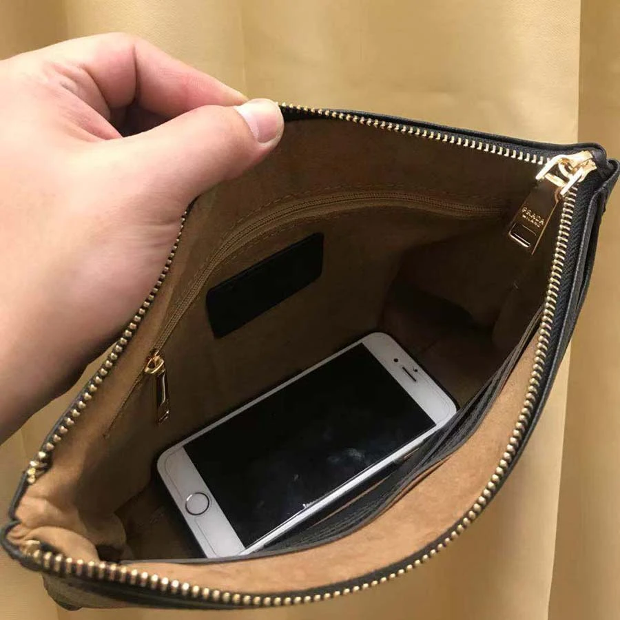 Prada Saffiano Leather Pouch 5 Prapoh