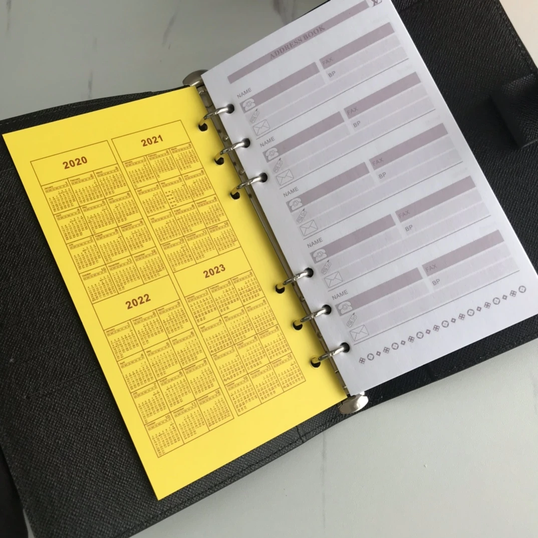 Louis Vuitton MEDIUM RING AGENDA COVER R20222 8 R