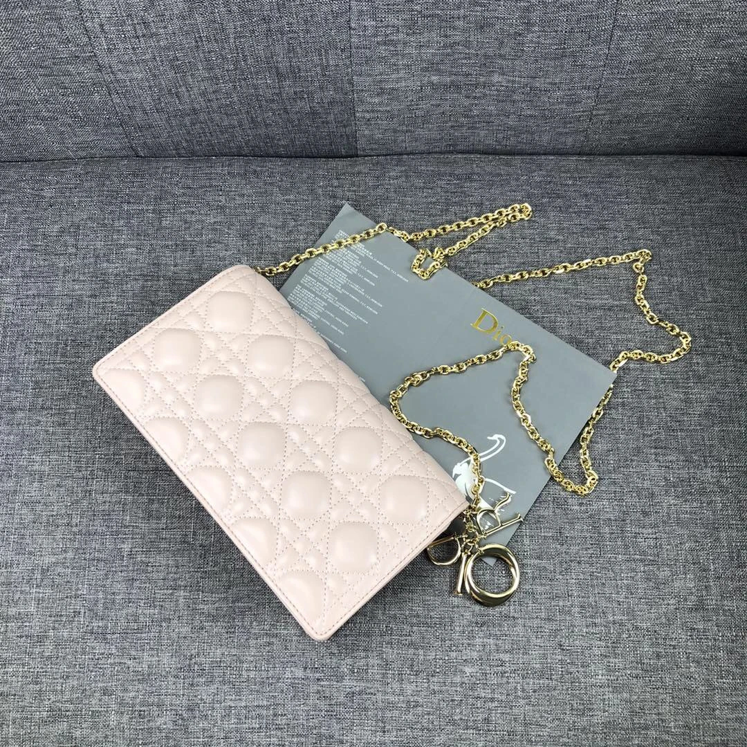 Dior Lady Pouch Black/Pink 7 S