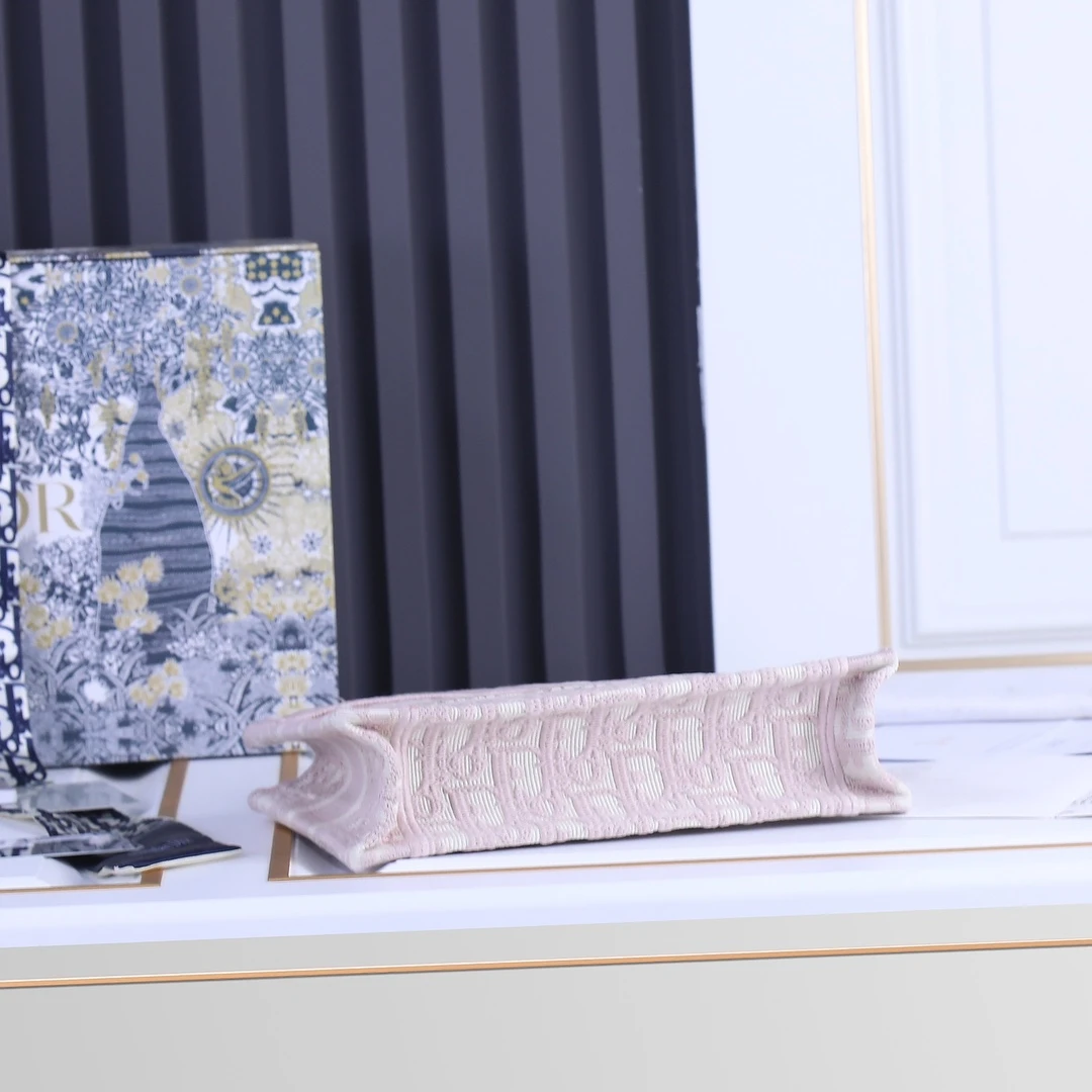 Dior Oblique Embroidery Mini Book Tote 12 SZRIW