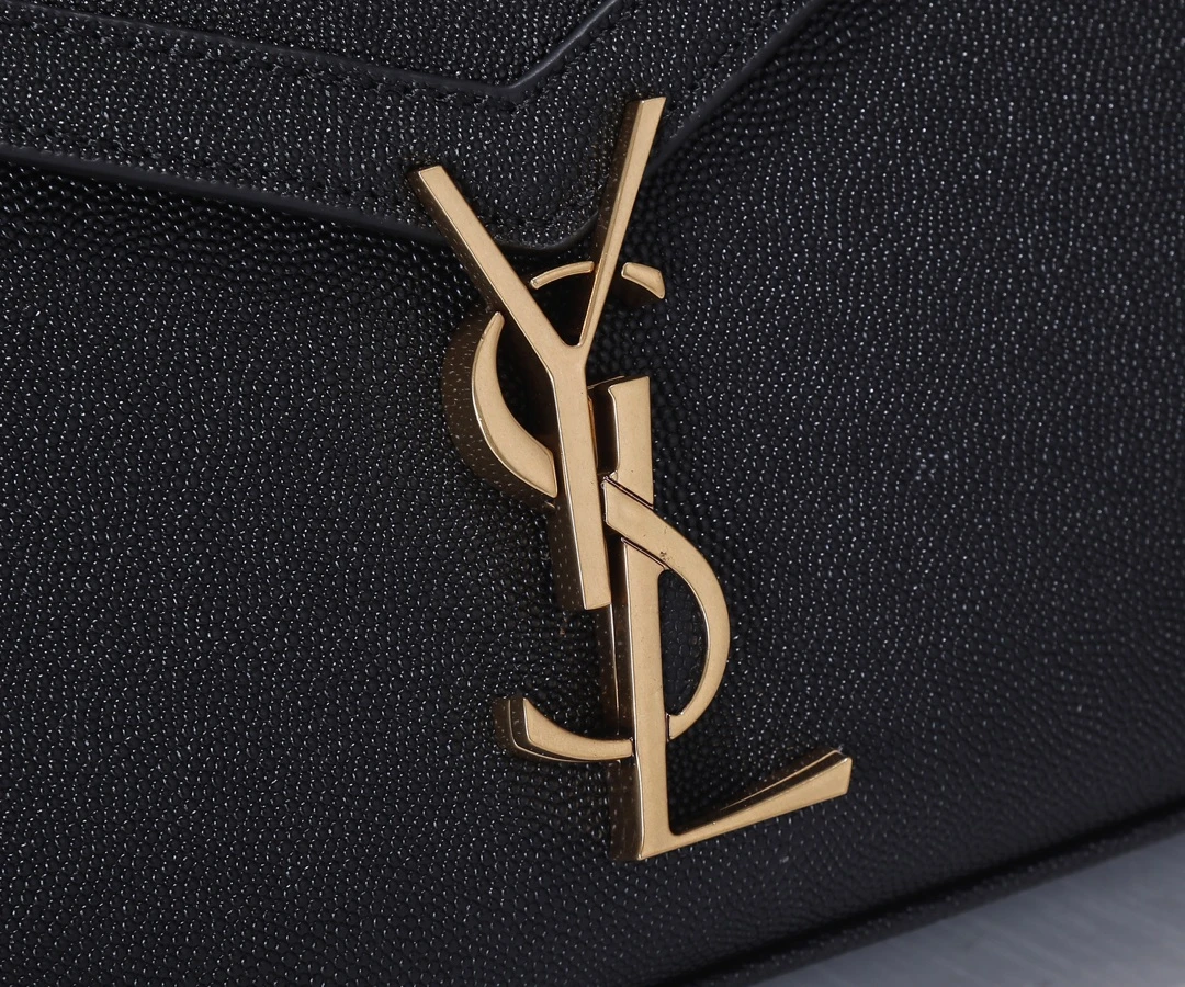 YSL Cassandra Grain De Poudre Leather Mini Top Handle Bag 4 YSL