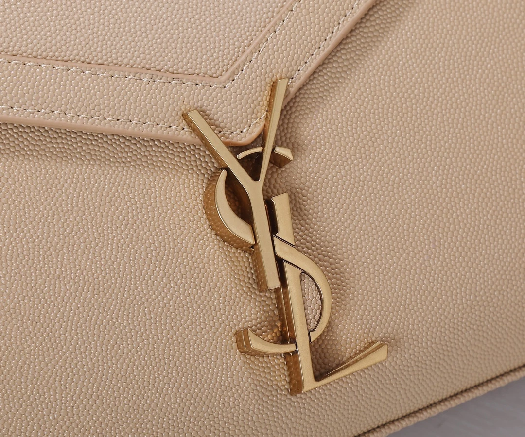 YSL Cassandra Grain De Poudre Leather Mini Top Handle Bag 9 YSL