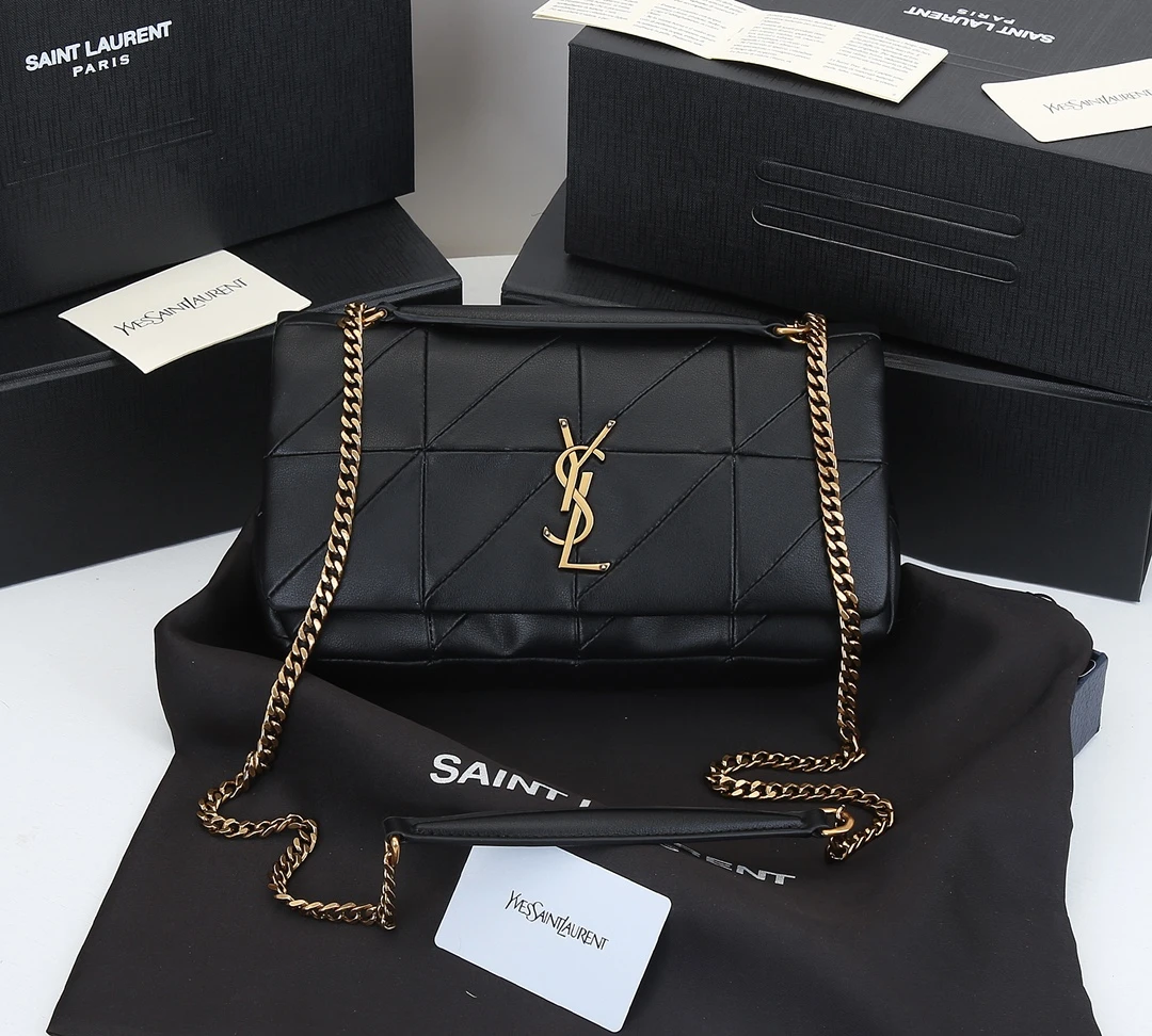 YSL Jamie Medium “carre Rive Gauche” In Lambskin 1 YSL