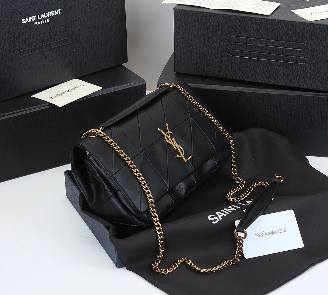 YSL Jamie Medium “carre Rive Gauche” In Lambskin 2 YSL