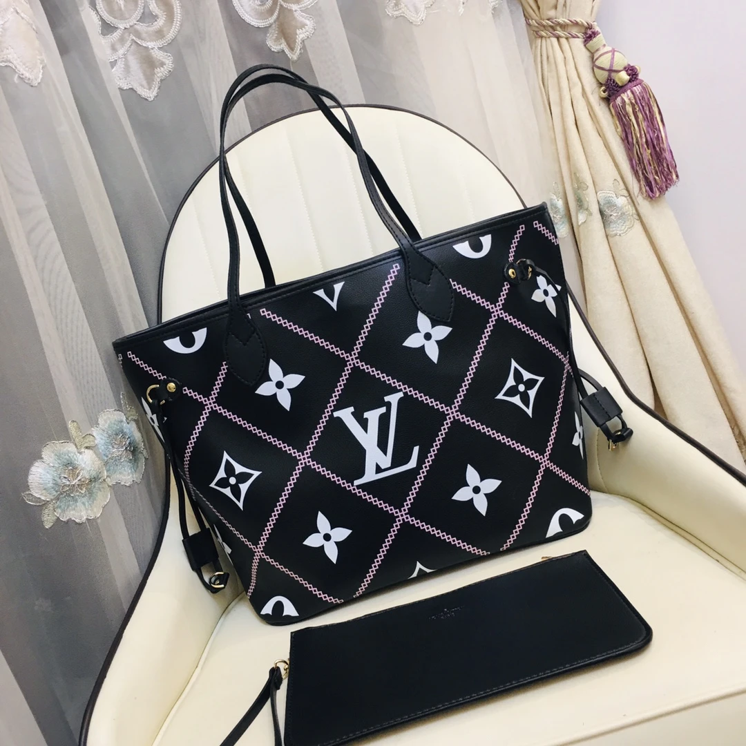 Louis Vuitton NEVERFULL MM M40996 5 blk