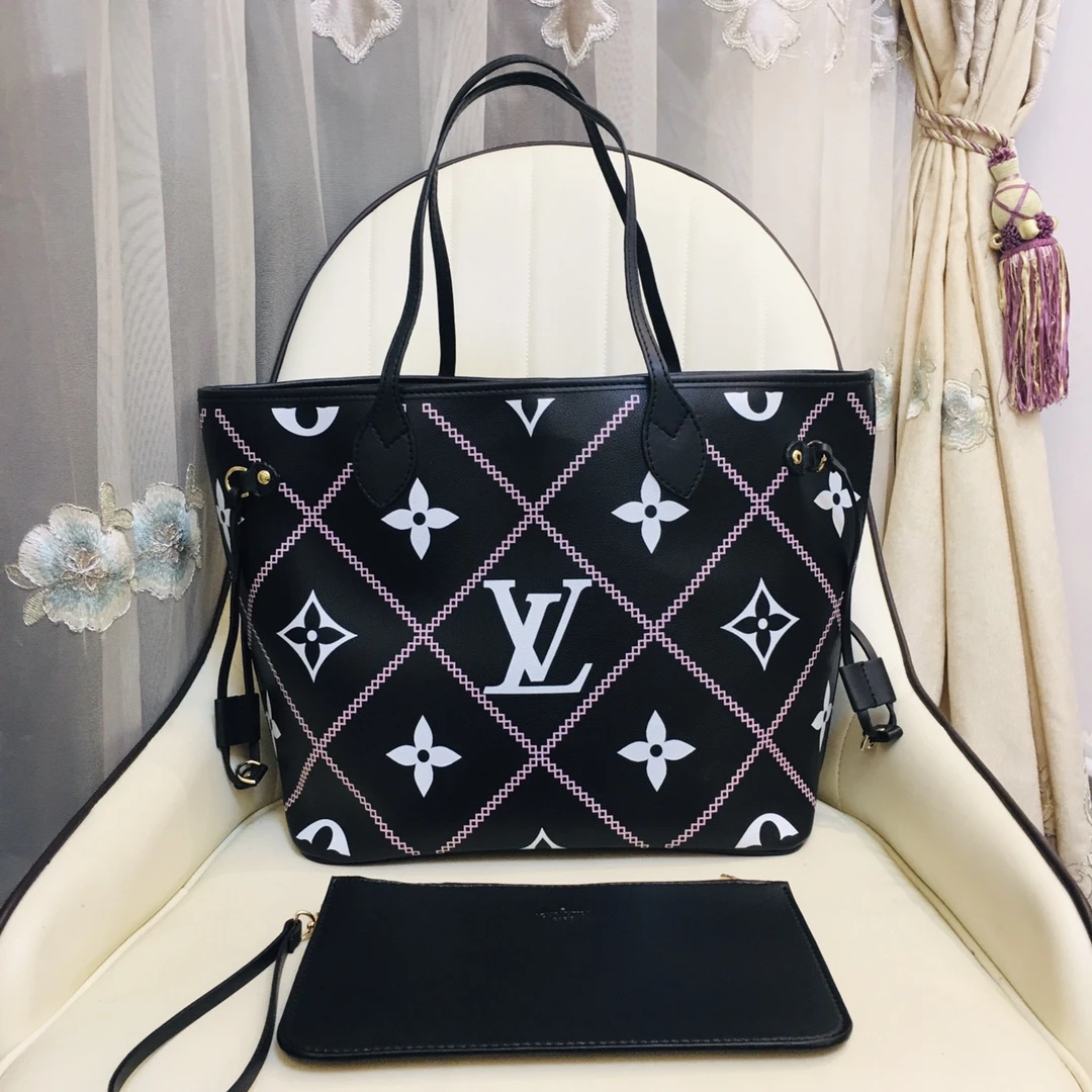 Louis Vuitton NEVERFULL MM M40996 6 blk