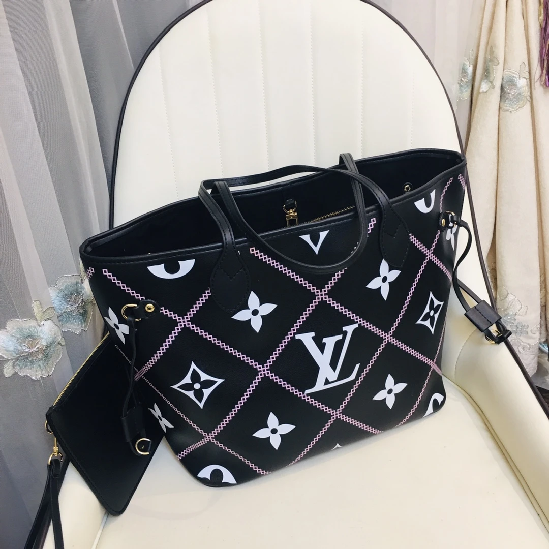 Louis Vuitton NEVERFULL MM M40996 7 blk