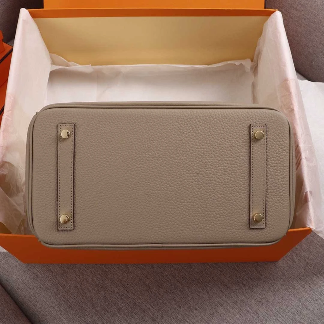 Hermes AAA-Birkin 25/30/35 Bag BEIGE/ORANGE/NAVY 3 brikin