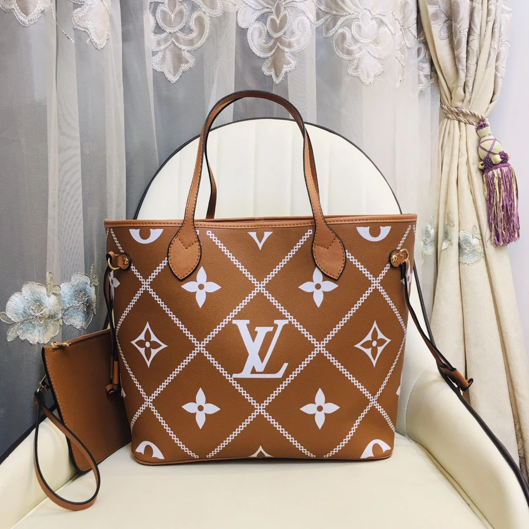Louis Vuitton NEVERFULL MM M40996 16 brown