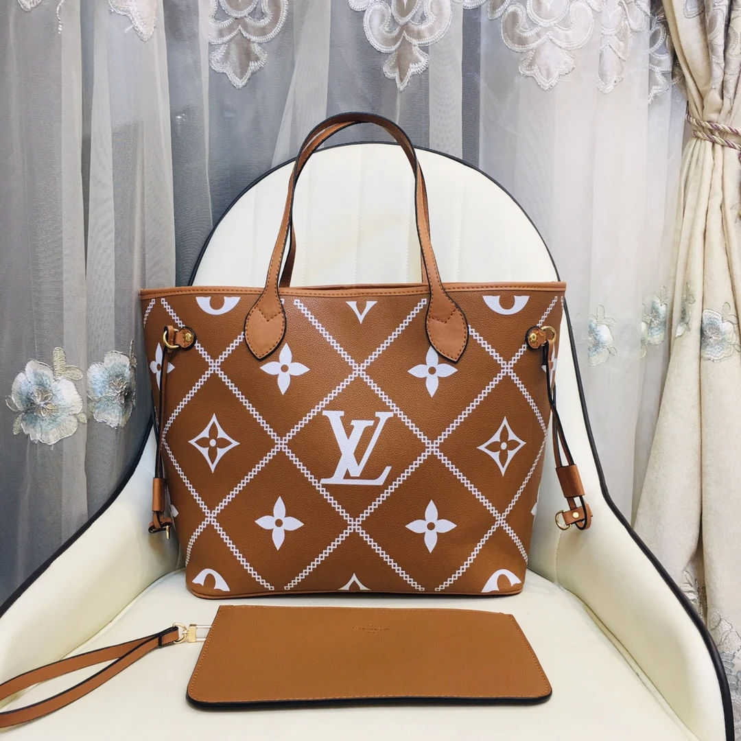 Louis Vuitton NEVERFULL MM M40996 18 brown