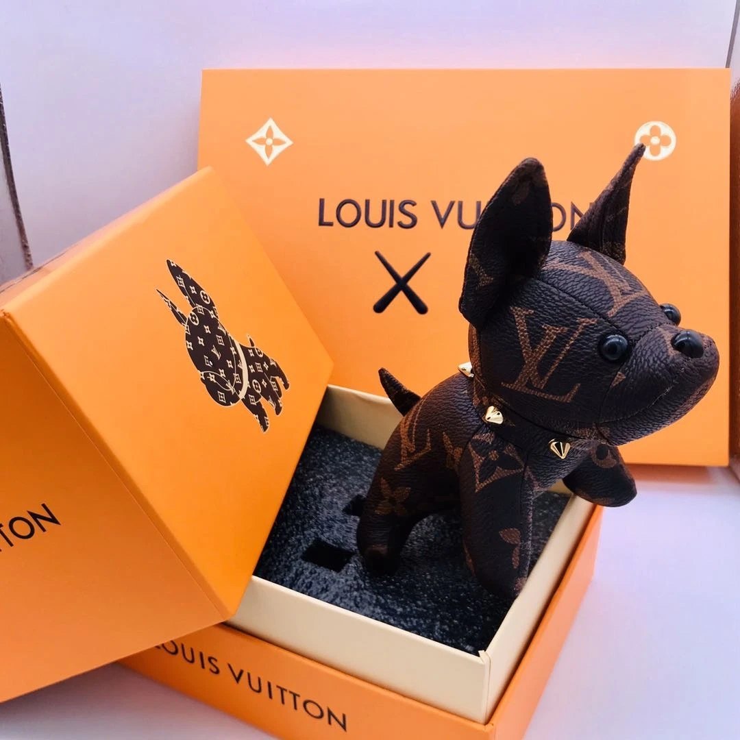 Louis Vuitton Cute French Bulldog Bag Charm and Key Holder 1 cfbbckh
