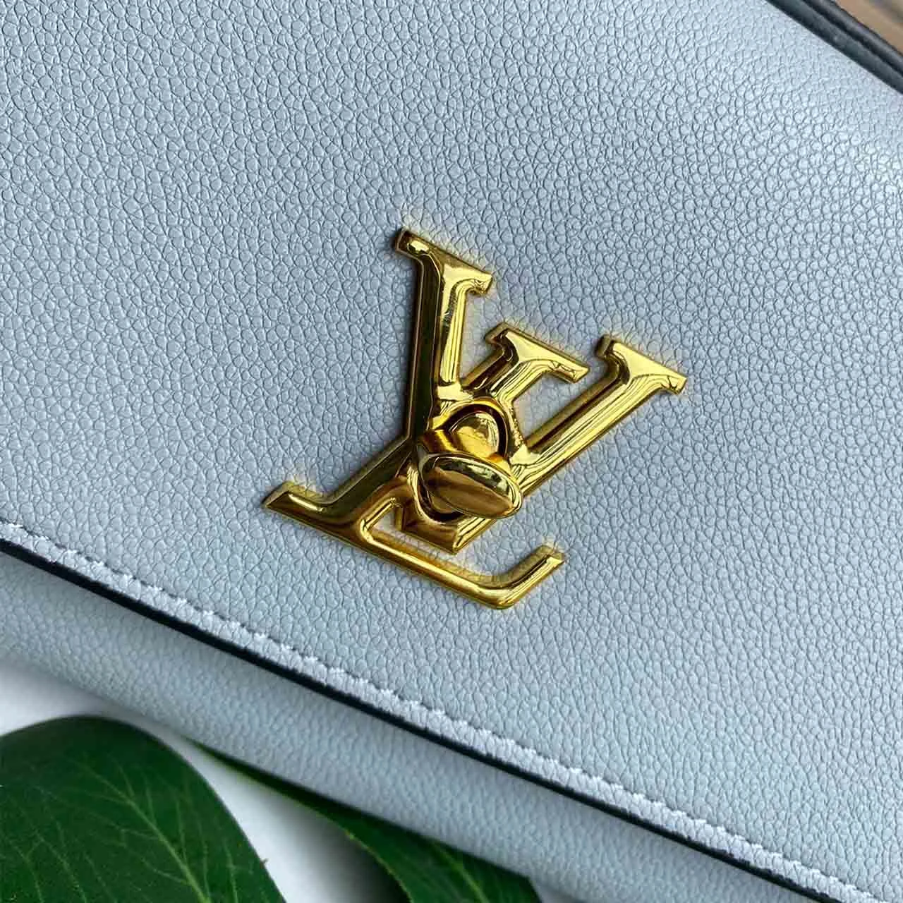 Louis Vuitton LOCKME CLUTCH M56088 PINK/BLUE 3 m