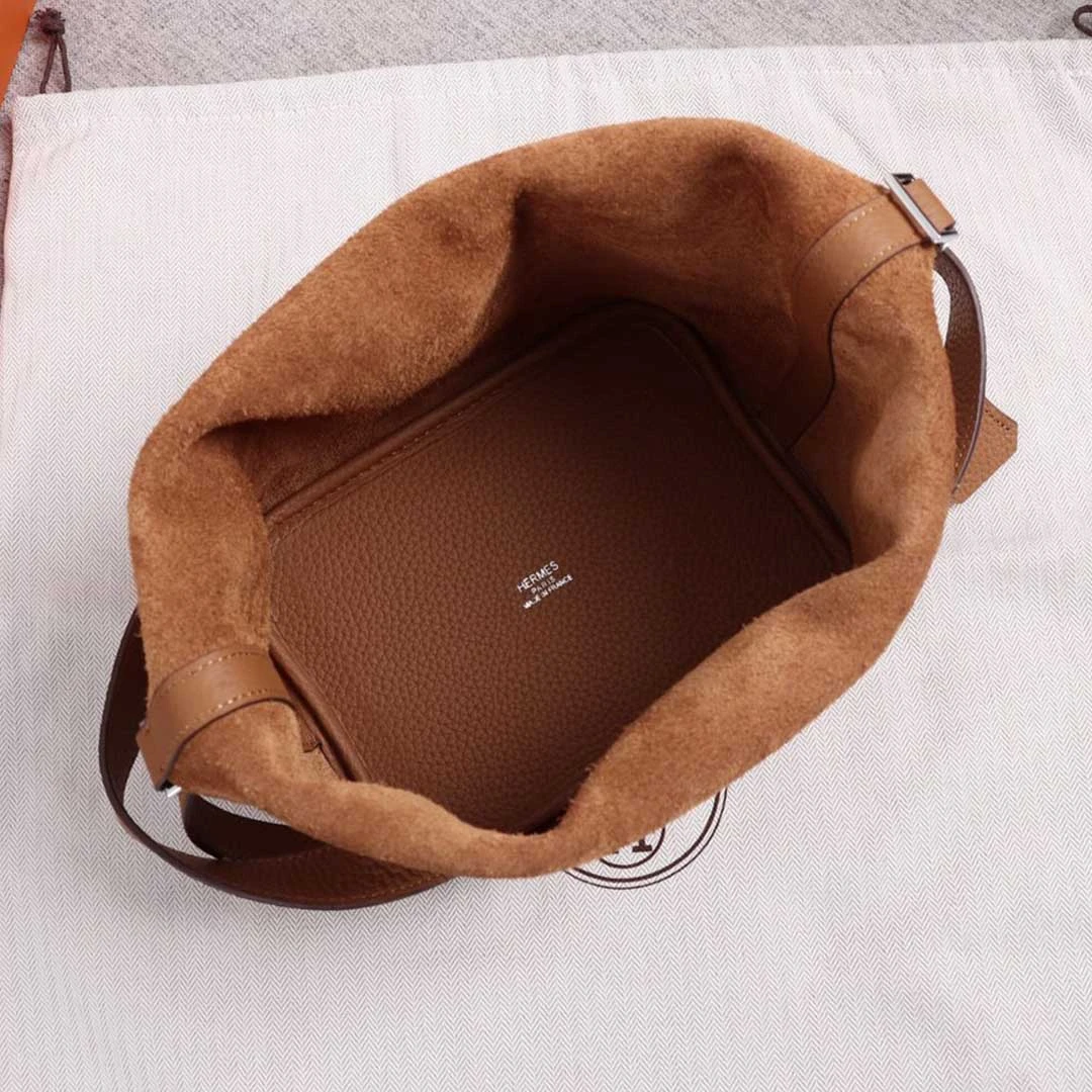 Hermes AAA-Picotin Lock 22cm&18cm bag BLACK/GREEN/BROWN 16 picotin