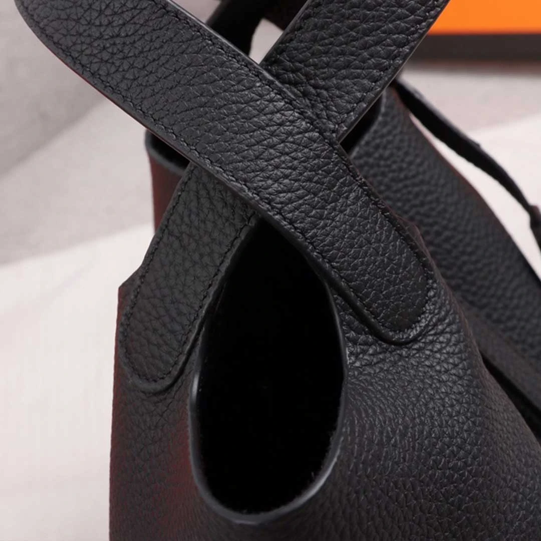 Hermes AAA-Picotin Lock 22cm&18cm bag BLACK/GREEN/BROWN 5 picotin