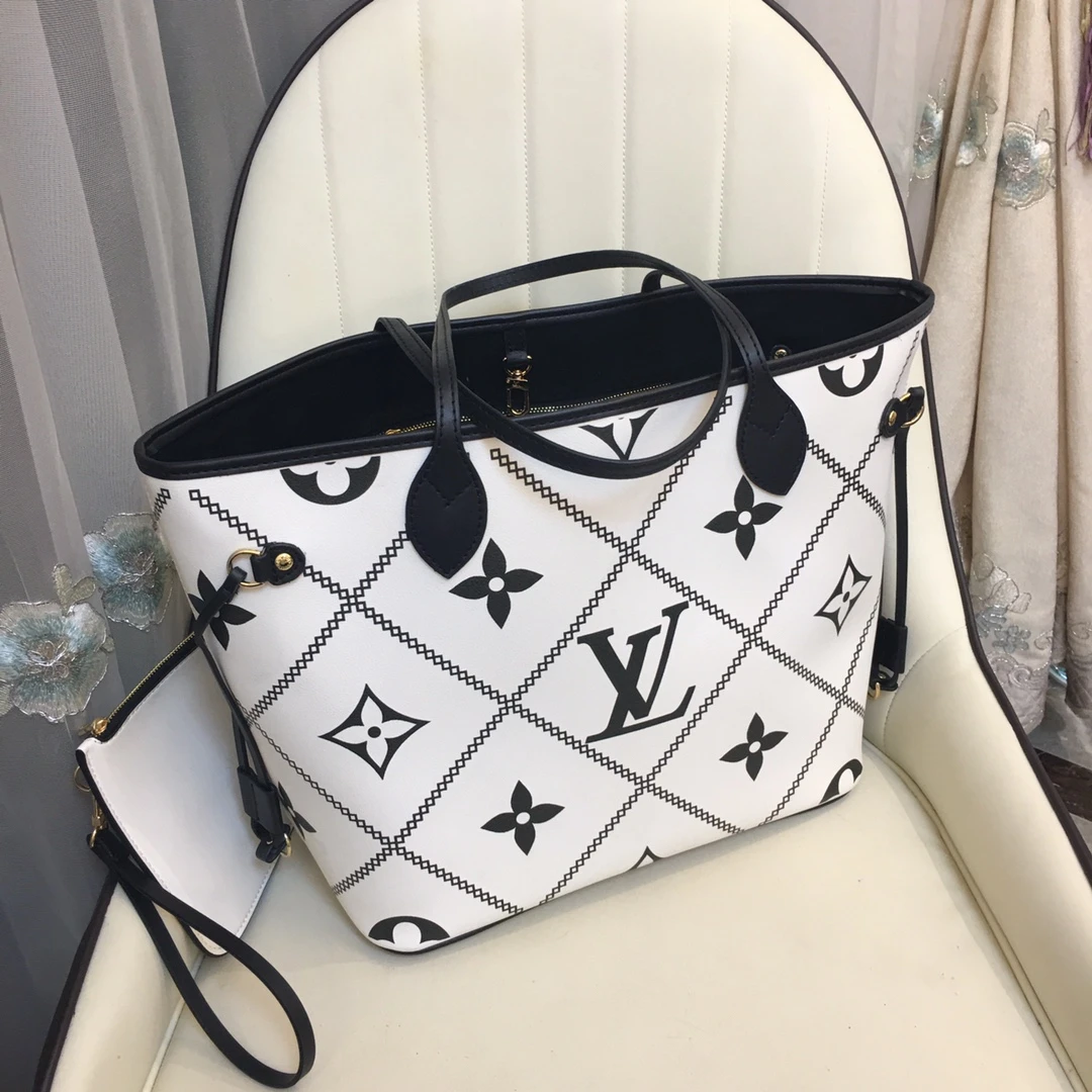 Louis Vuitton NEVERFULL MM M40996 23 white
