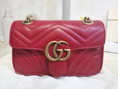 Gucci Marmont Small Matelasse Shoulder Bag Nano/22cm/26cm photo review